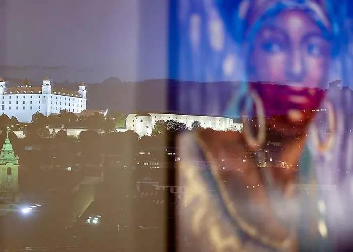 Falcon Apartment, Pano, View, Old Town, Apartmán Bratislava