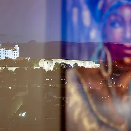 Falcon Apartment, Pano, View, Old Town, Апартаменти Братислава